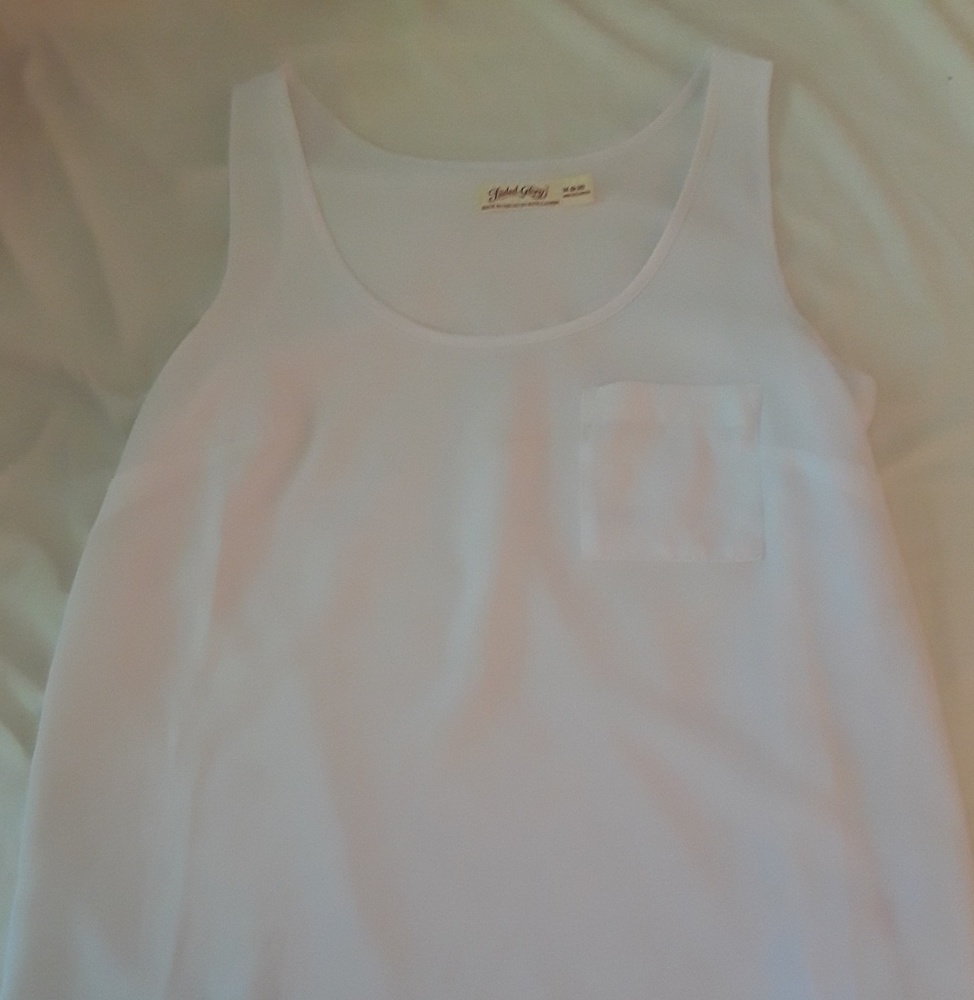 White tank top